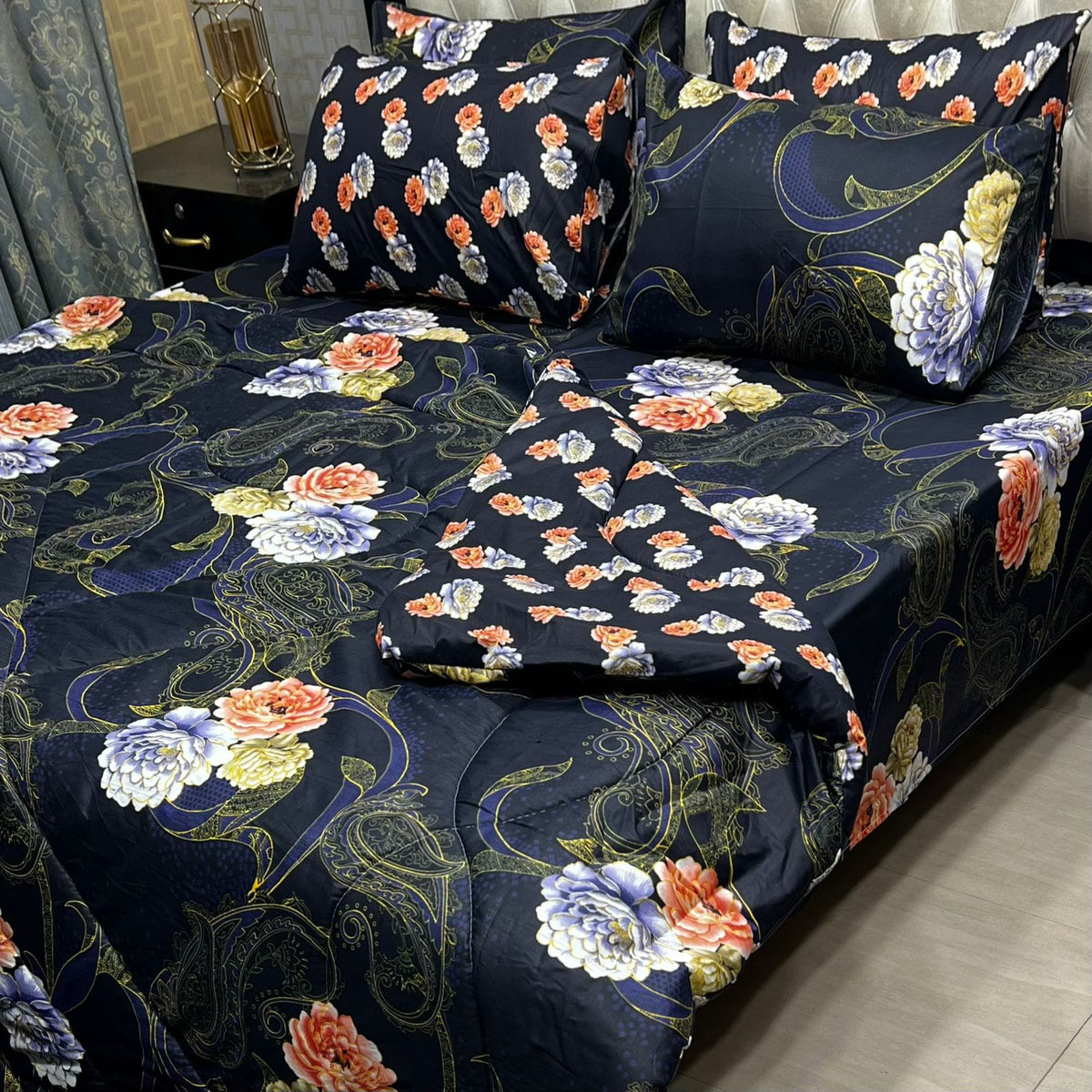 6PC Vicky Razayi Set king size Coton