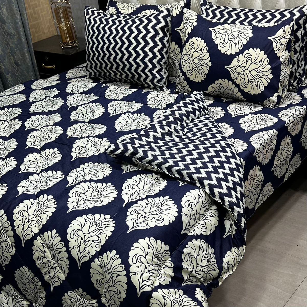 6PC Vicky Razayi Set king size Coton