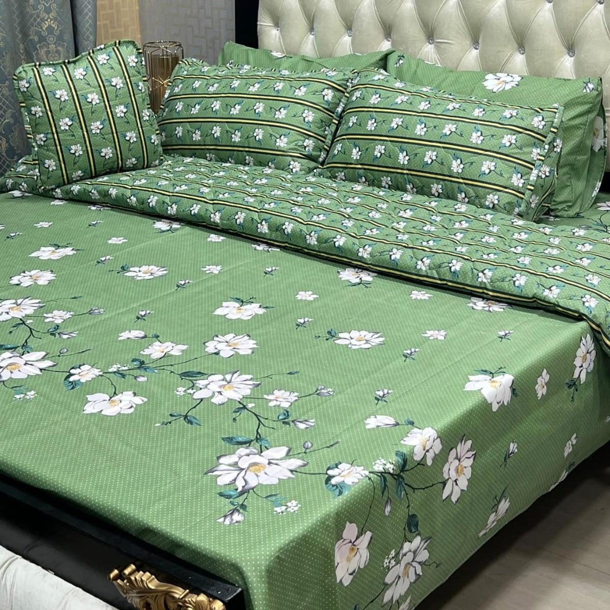 7 Pcs summer AC comforter set soft and luxury with filled comforter