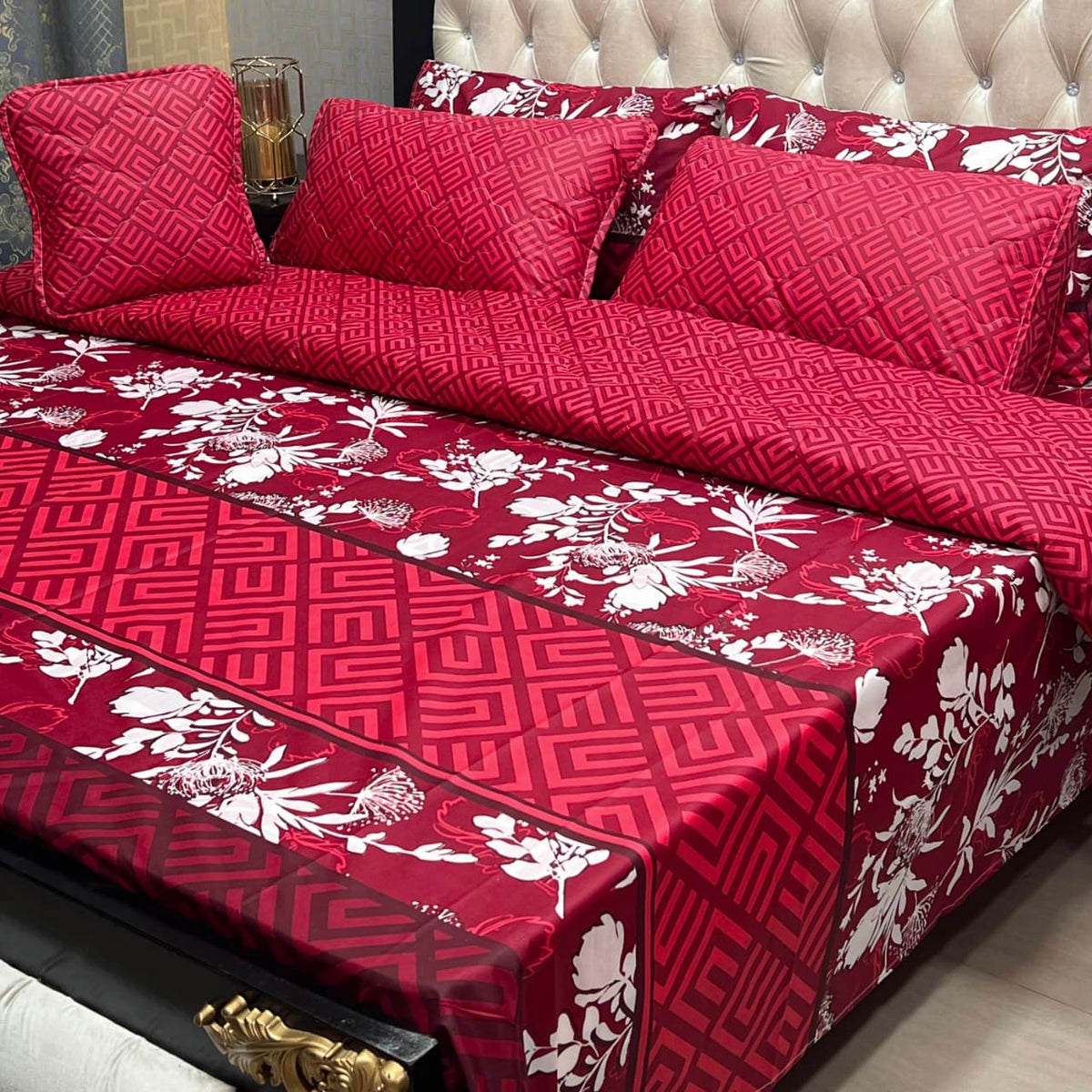 7 Pcs summer AC comforter set soft and luxury with filled comforter