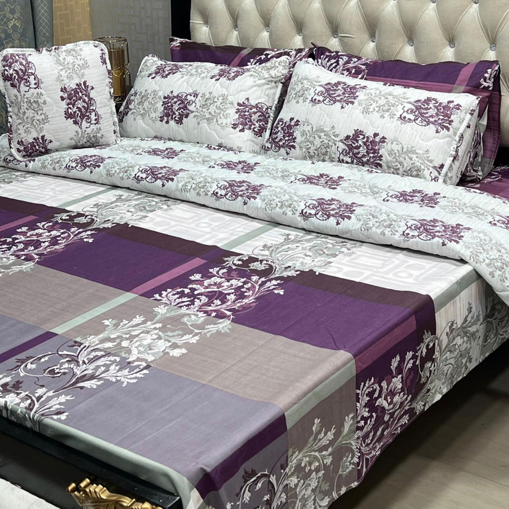 7 Pcs summer AC comforter set soft and luxury with filled comforter
