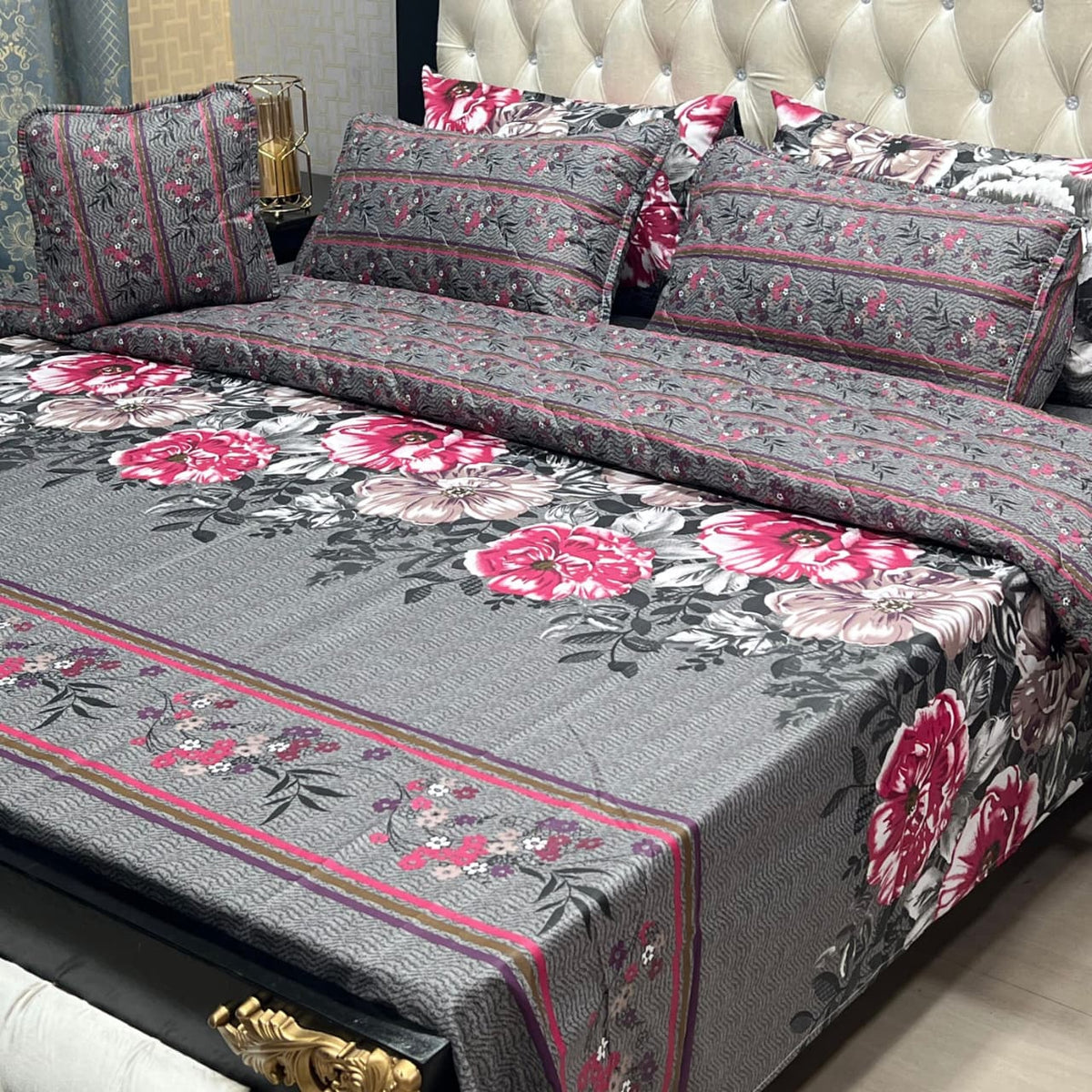 7 Pcs summer AC comforter set soft and luxury with filled comforter