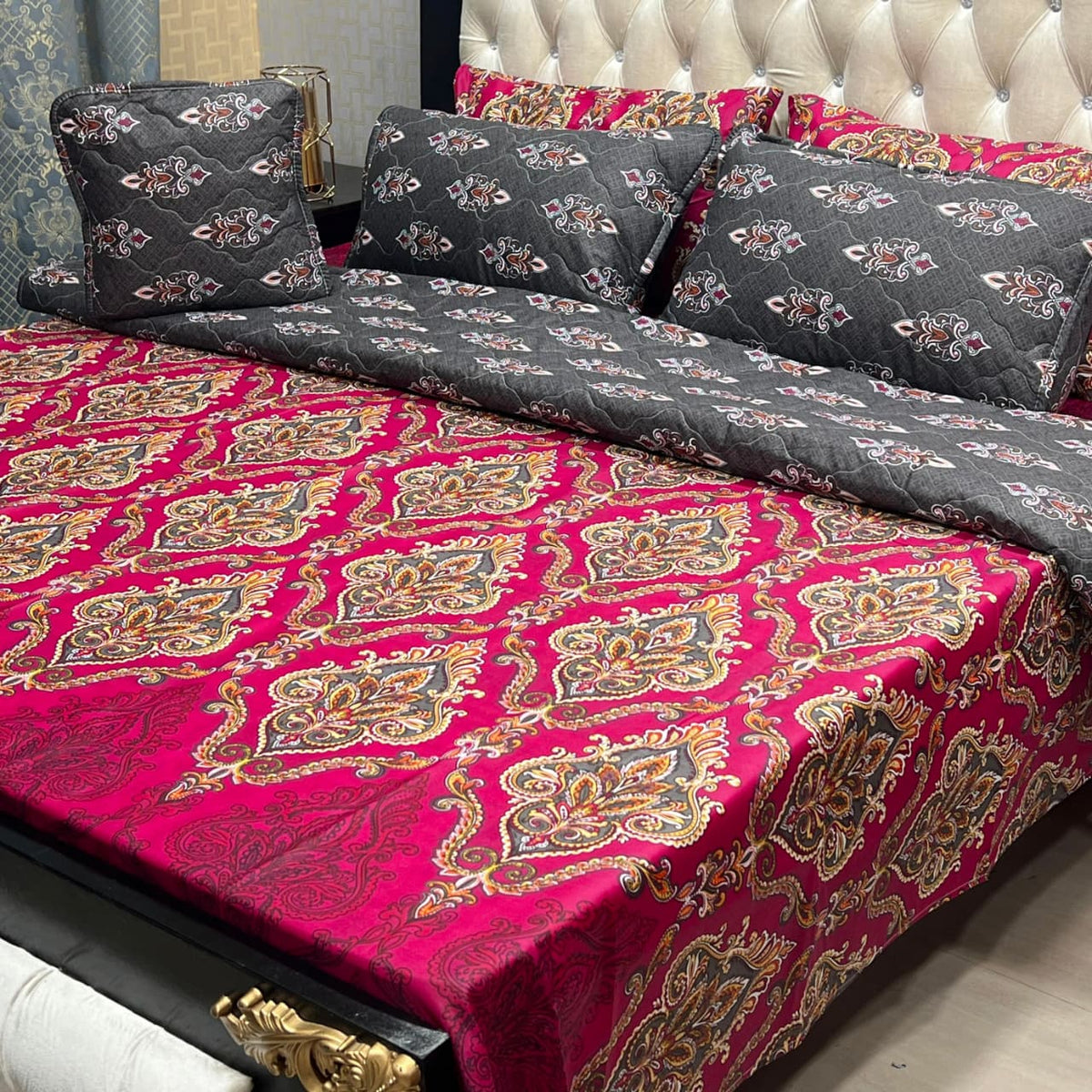 7 Pcs summer AC comforter set soft and luxury with filled comforter