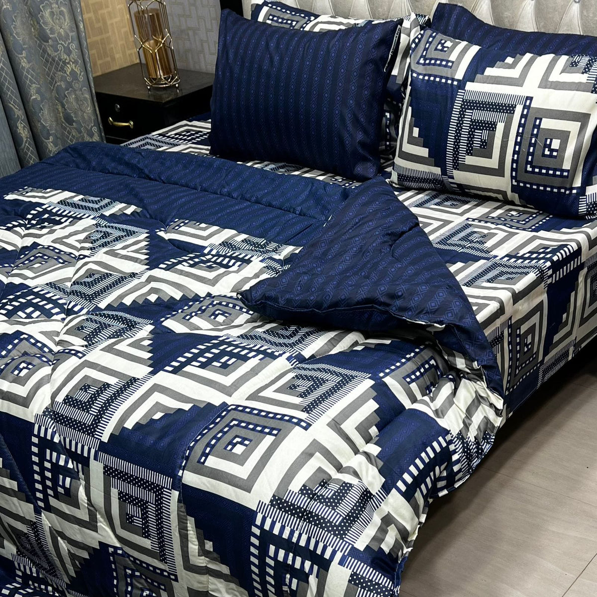 6PC Vicky Razayi Set king size Coton