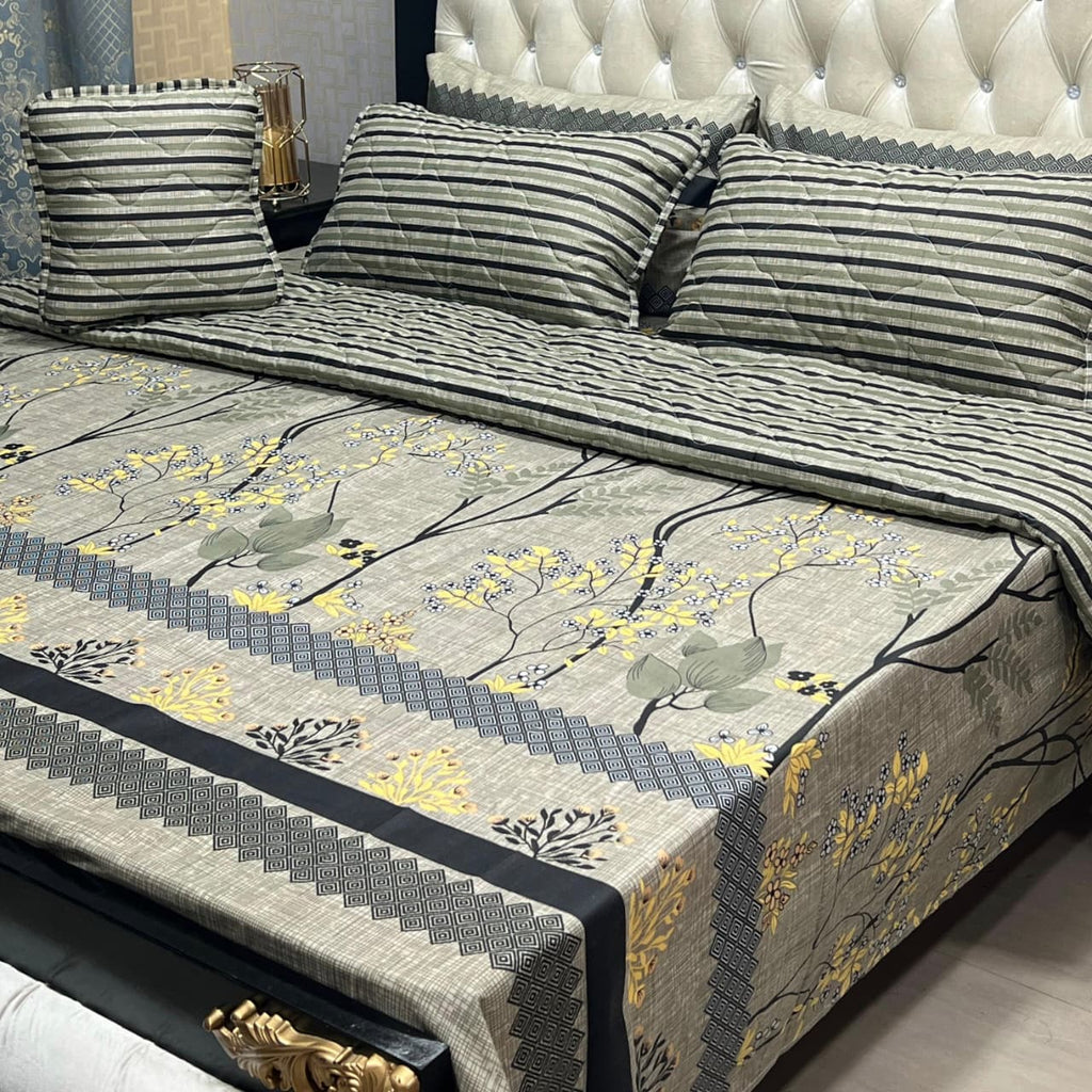 7 Pcs summer AC comforter set soft and luxury with filled comforter