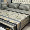 7 Pcs summer AC comforter set soft and luxury with filled comforter