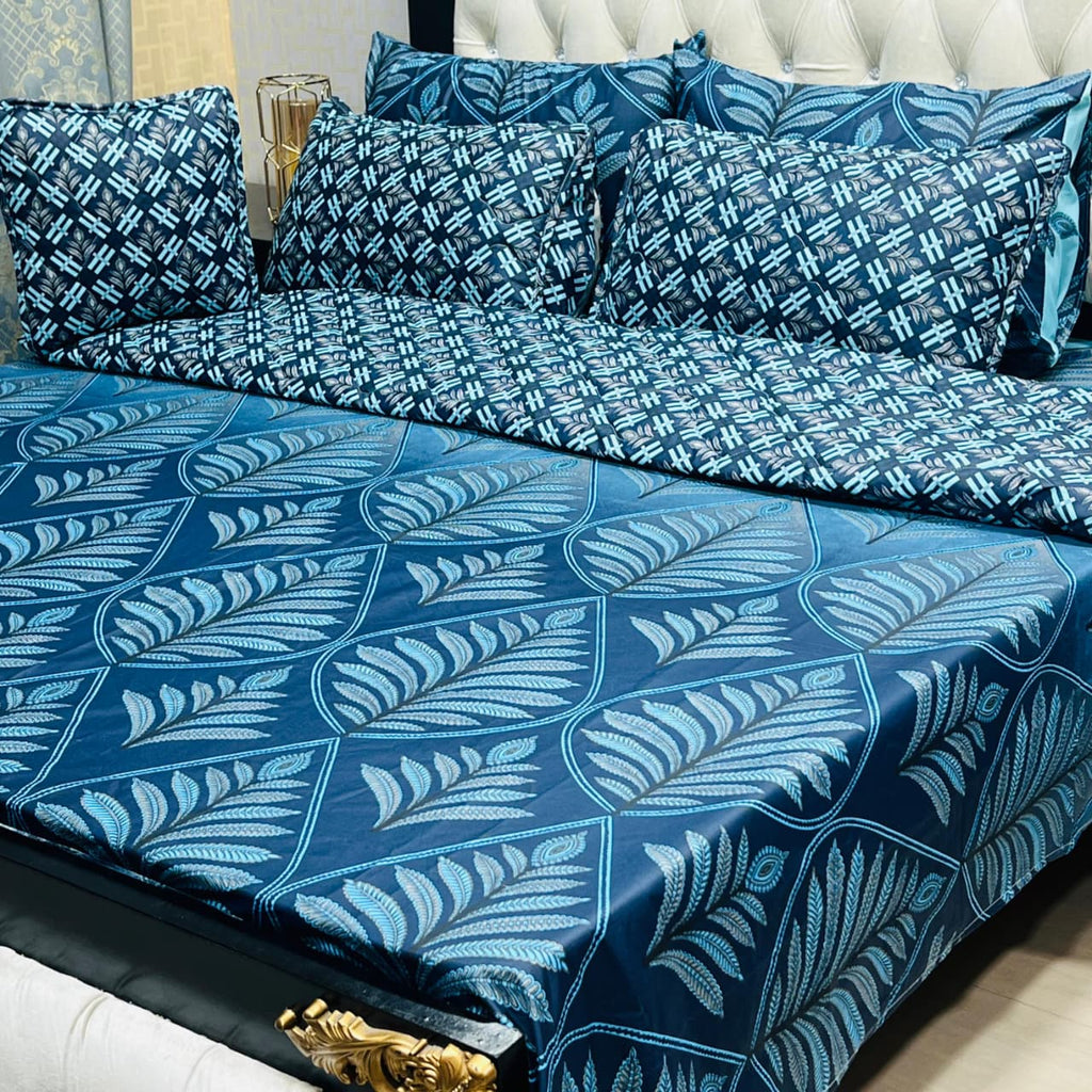 7 Pcs summer AC comforter set soft and luxury with filled comforter