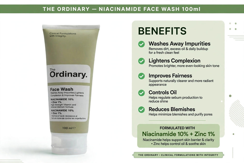 Ordinary Niacinmide Facewash Premium Skin Care