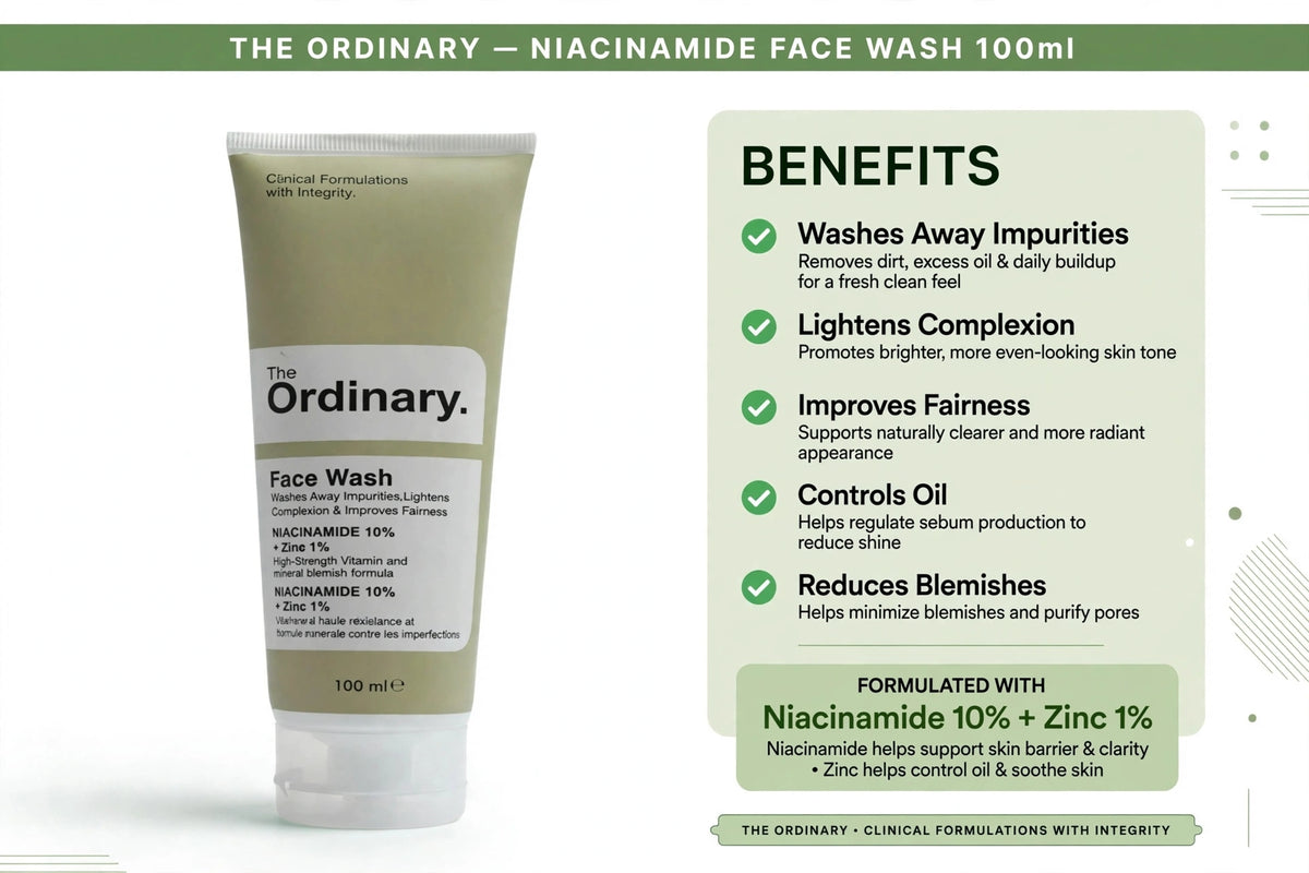 Ordinary Niacinmide Facewash Premium Skin Care