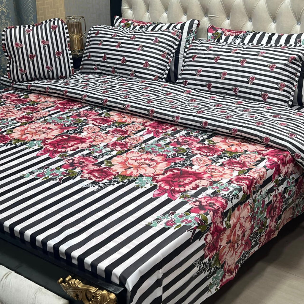 7 Pcs summer AC comforter set soft and luxury with filled comforter