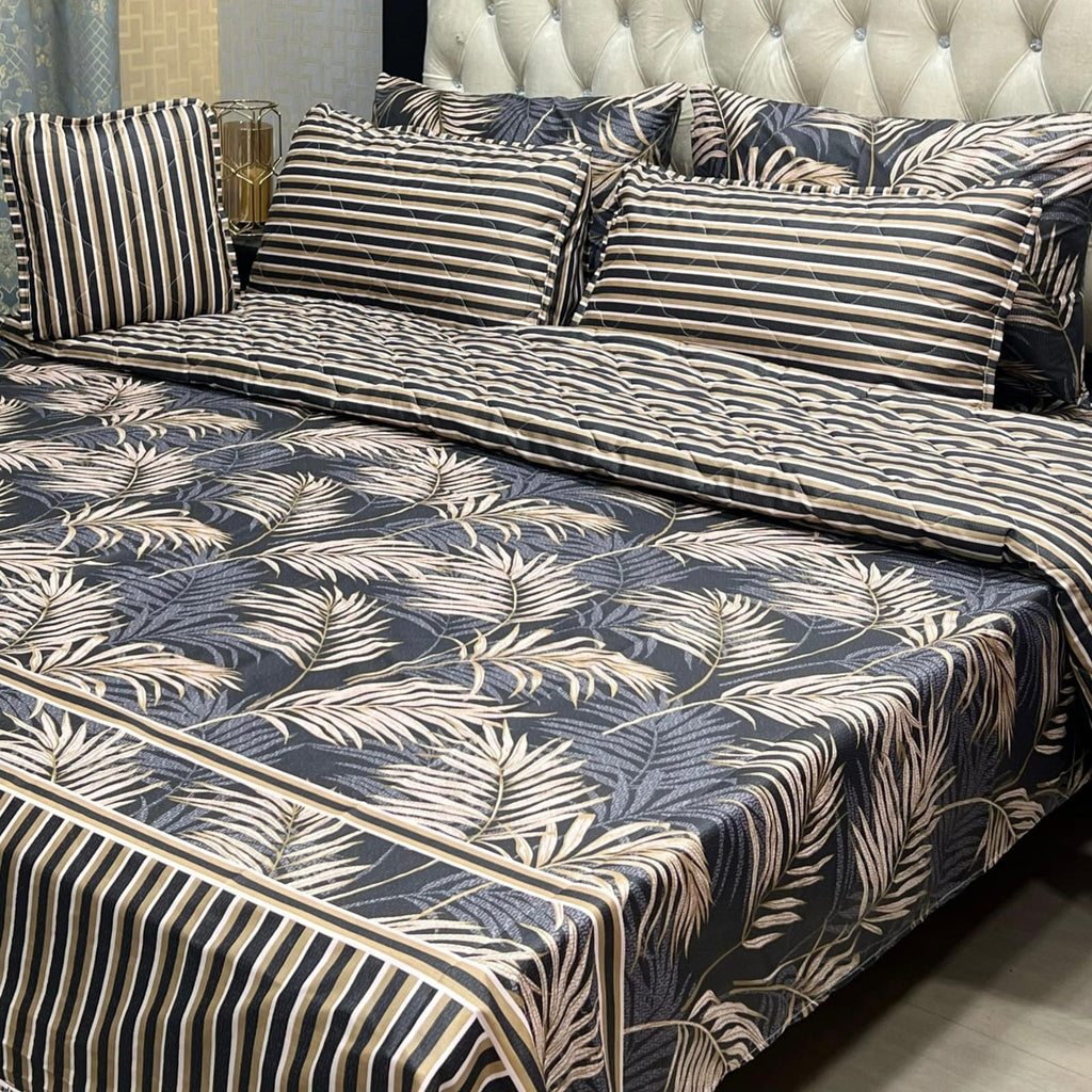 7 Pcs summer AC comforter set soft and luxury with filled comforter